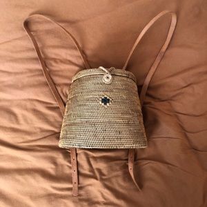 Rattan Backpack; Basket Backpack; Hiking Backpack